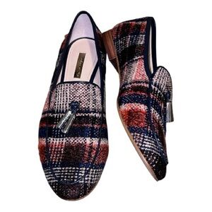 Louise et Cie plaid preppy loafers